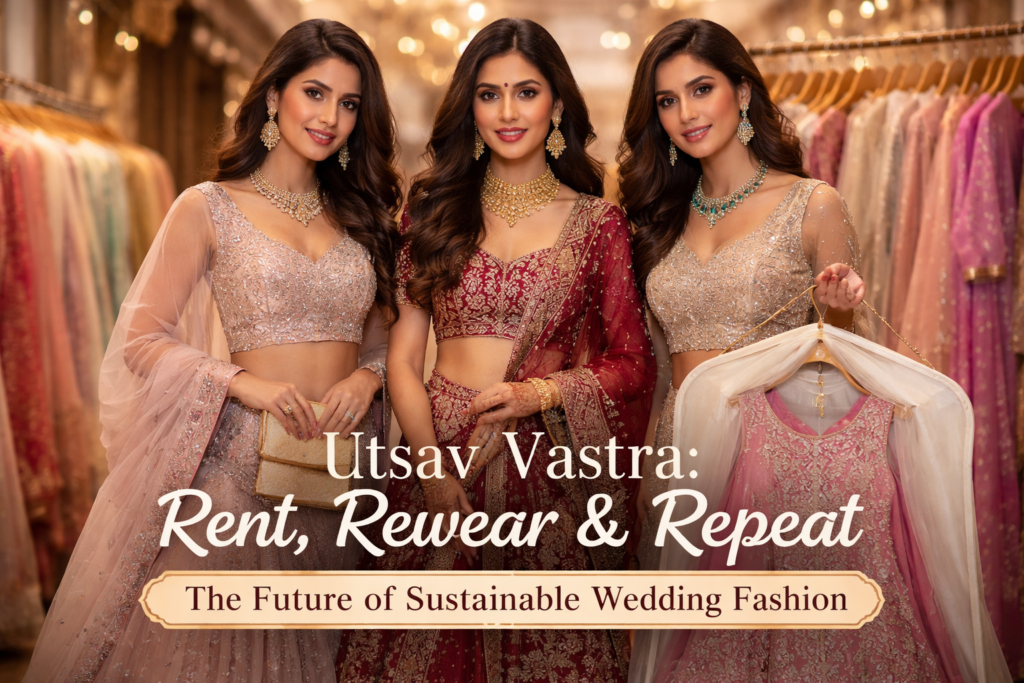 Bridal lehenga rental and resale Utsav Vastra